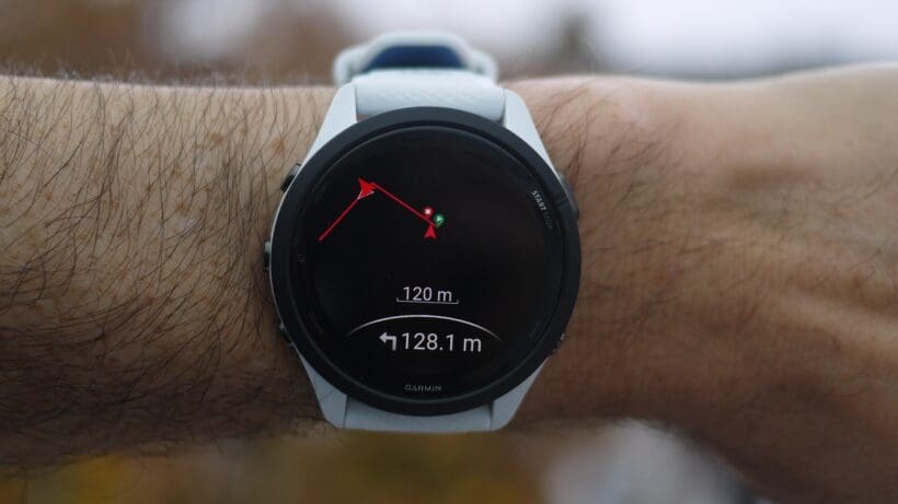 See route on Garmin device