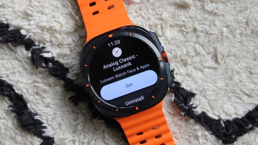 4. Choose the new watch face