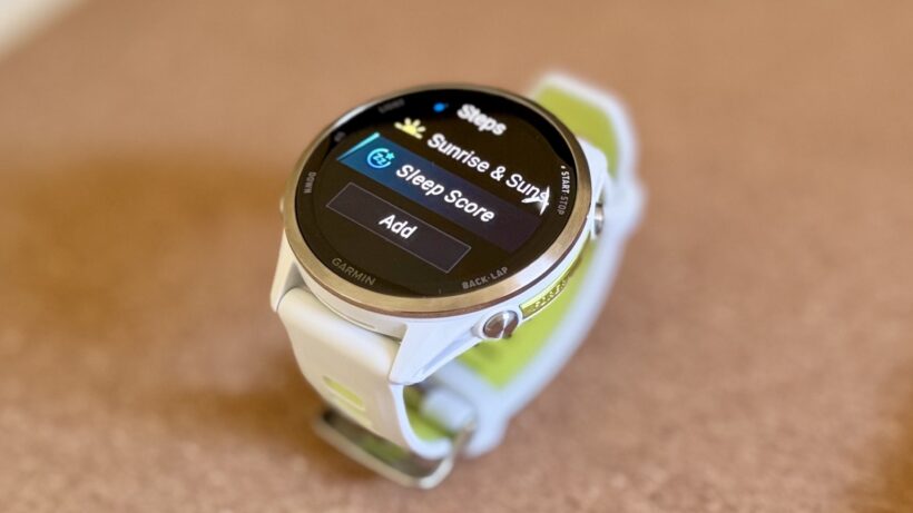 How to add the sleep score widget to your Garmin watch