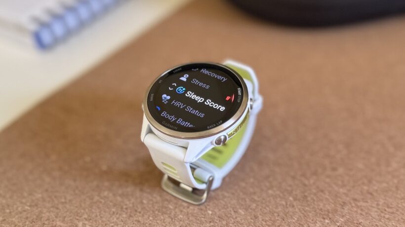 garmin sleep score widget reorder