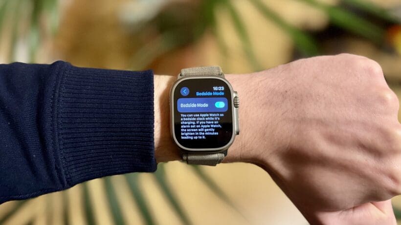 bedside mode setting on apple watch ultra