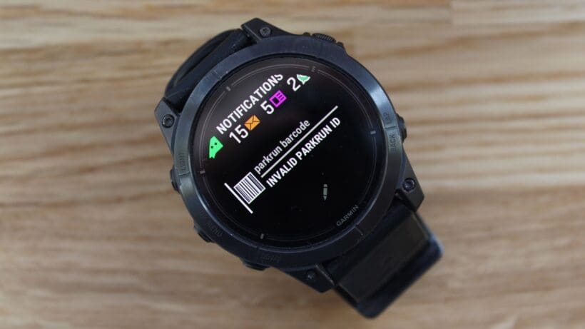 Garmin watch face