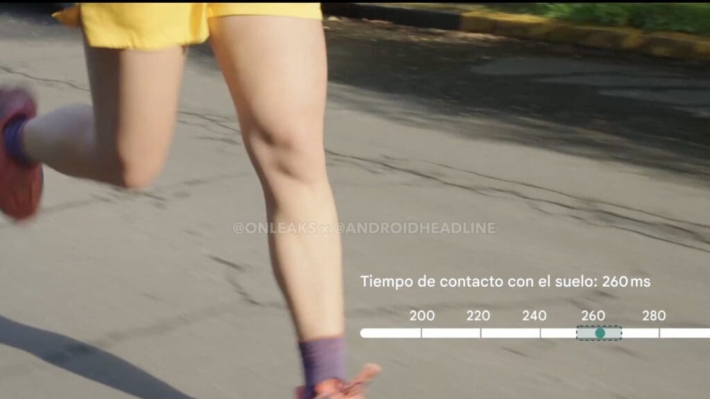 Ground COntact Time Pixel Watch 3