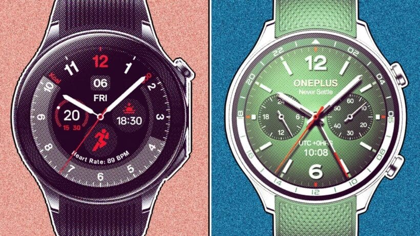 OnePlus Watch 2 vs. OnePlus Watch 2R compared