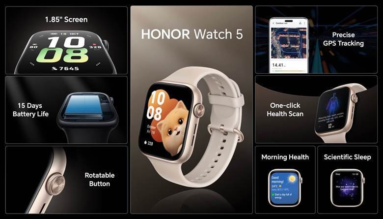 Honor Watch 5 specs
