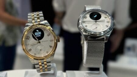 Withings ScanWatch Nova Brilliant in gold and silver