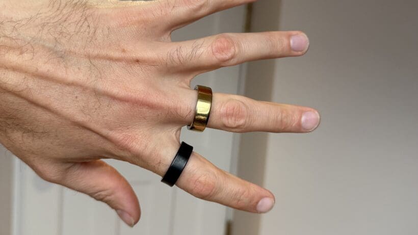 Galaxy Ring (bottom) vs Oura Ring 4: Credit: Wareable