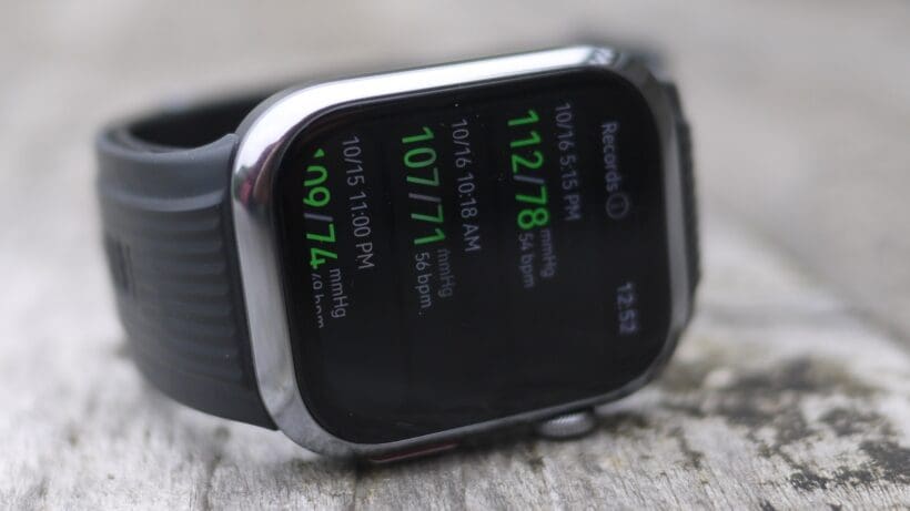 Blood pressure history