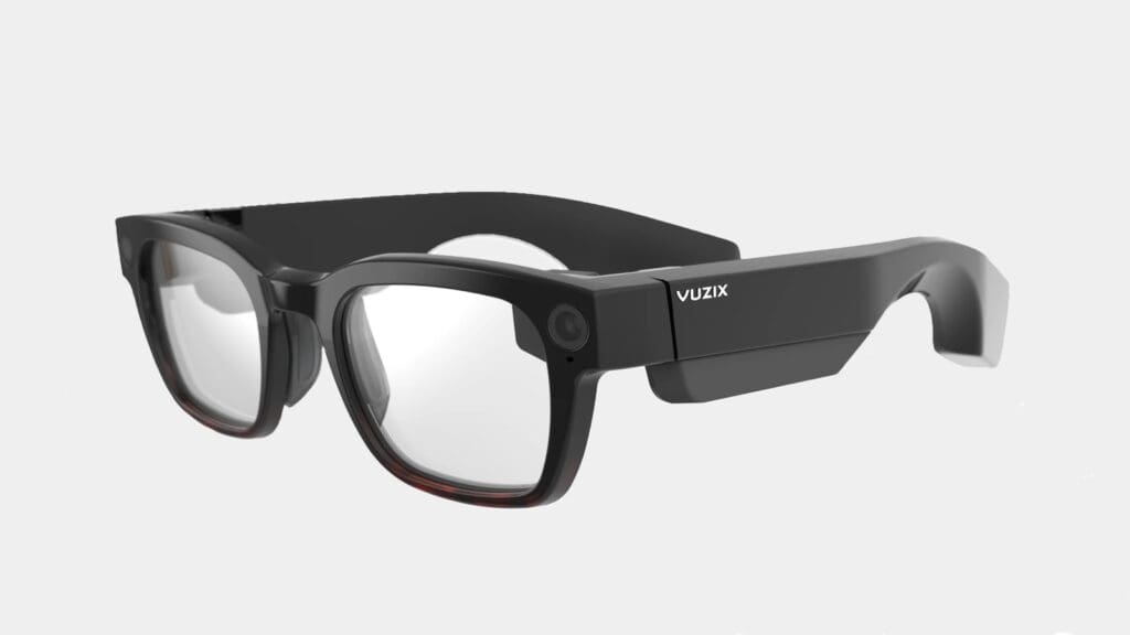 smart glasses with microled