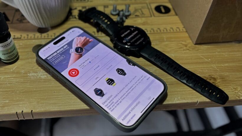 garmin connect iq store youtube music