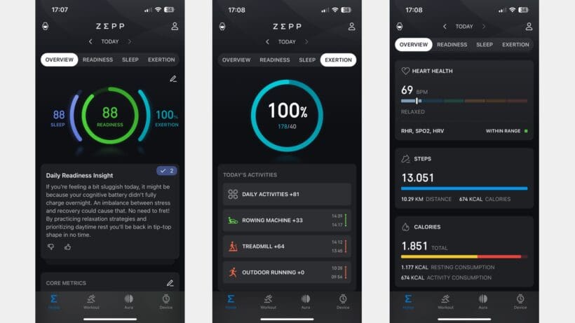 Zepp health app