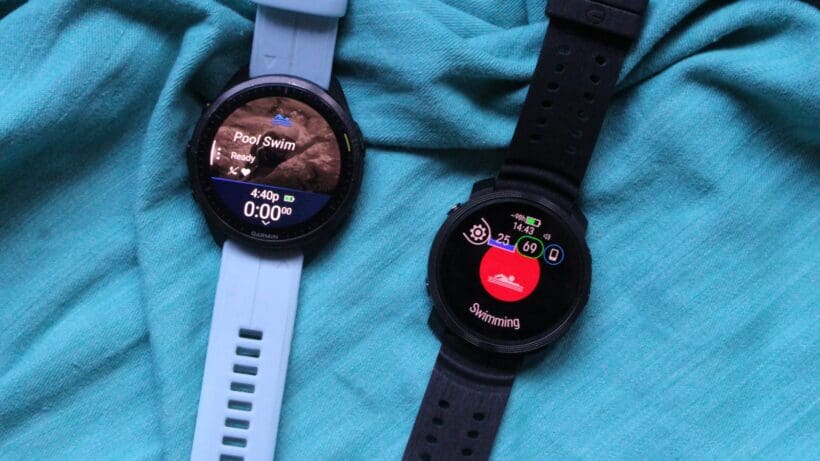 Polar Vantage M3 vs Forerunner 965 swimming