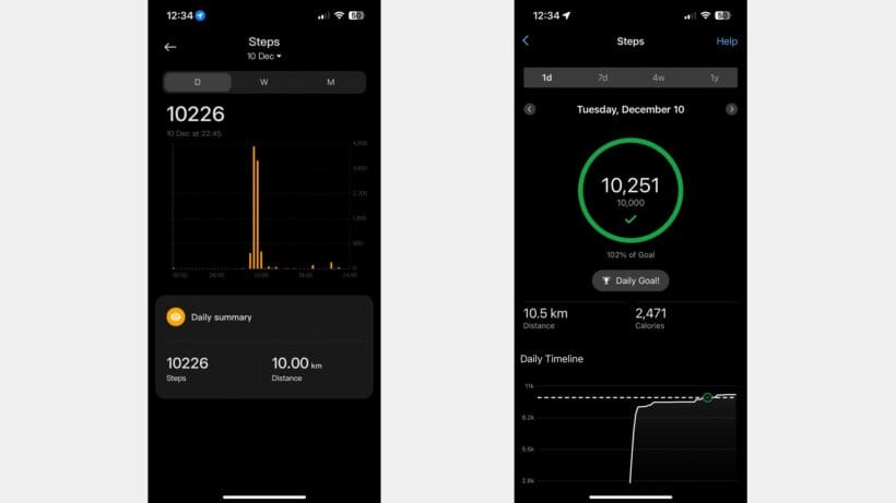 Xiaomi Smart Band 9 Pro steps