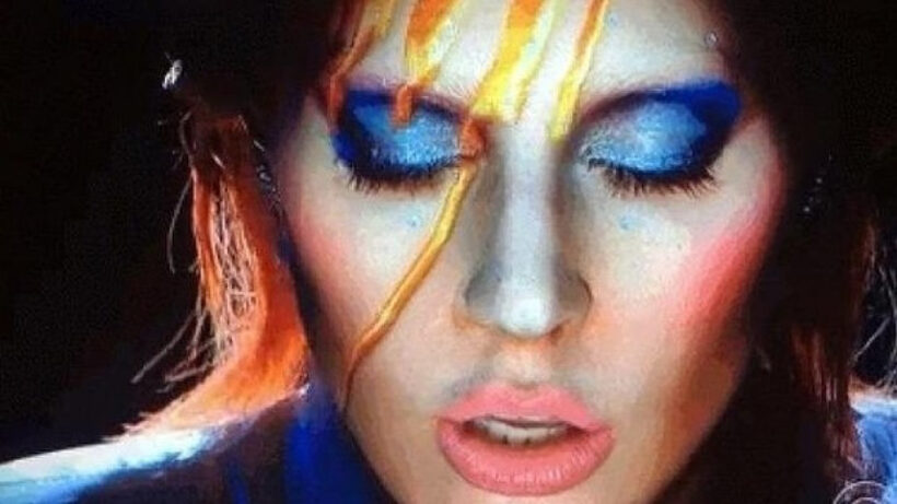 Gaga and Intel used digital skin, Curie rings and holograms in her Bowie tribute