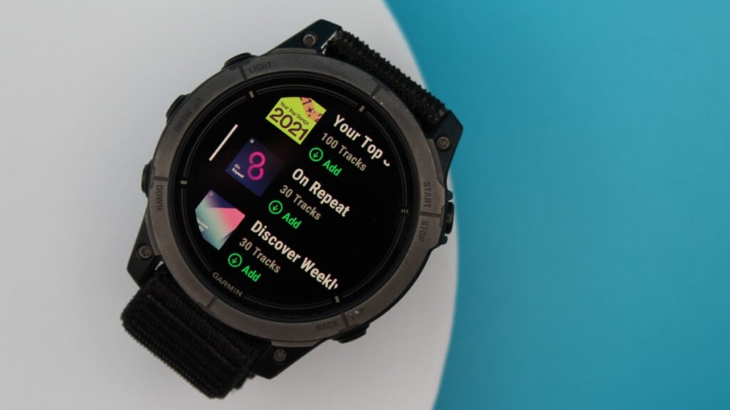 Spotify on Garmin watch