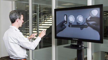 Microsoft Research's hand tracking tech will let you feel objects in VR