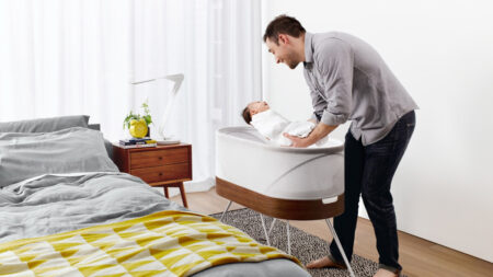 Auto rock: This Yves Béhar designed smart crib will rock your baby back to sleep