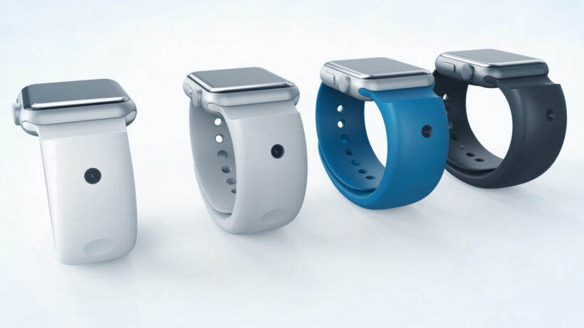 ​The CMRA Apple Watch strap lets you snap pics from the wrist