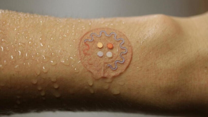 Smart sweat-detecting skin patch knows when you’re dehydrated