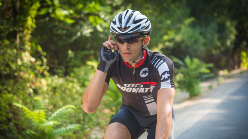 These Raptor AR glasses give cyclists heads up stats and a look-and-shoot cam