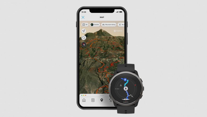 Suunto 5 Peak knows how many carbs you've shredded