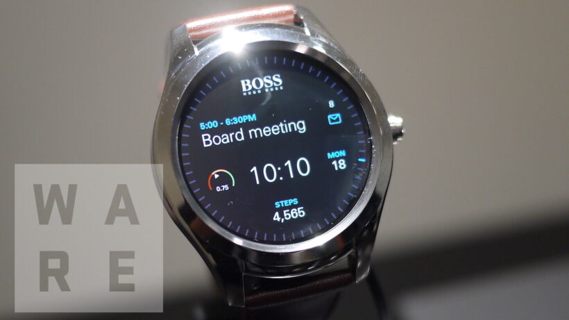 Hugo Boss Touch is the designer’s first Android Wear smartwatch