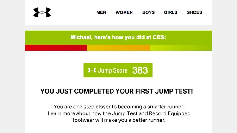 The jump science behind Under Armour's smart running shoes