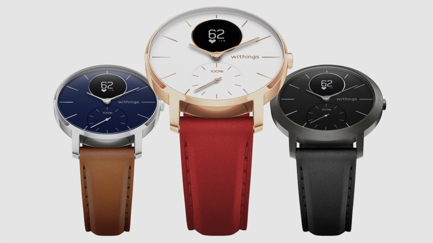 Withings' new Steel HR Sapphire Signature comes in three colors