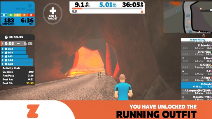 I went for a virtual workout with Zwift Run Free Access