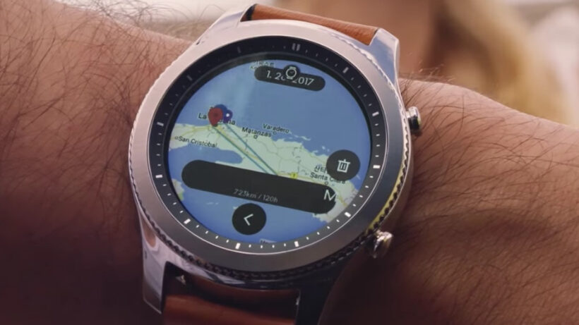 New Samsung Gear S3 watchface trio land