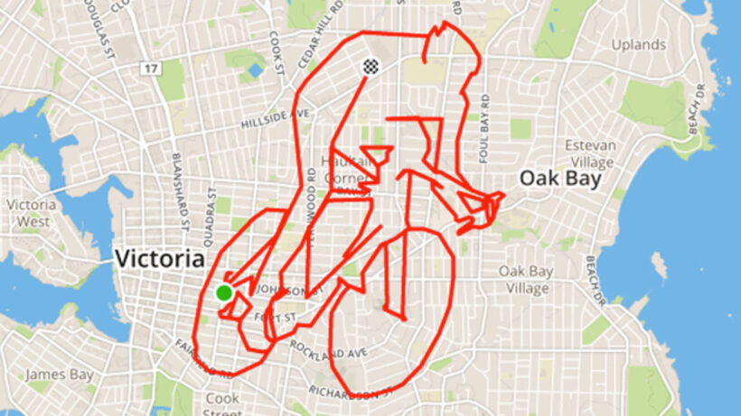 The most impressive Strava GPS drawings we’ve seen so far