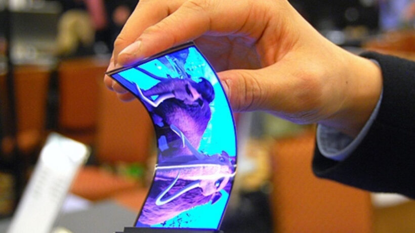 And finally: Samsung’s flexible wearable