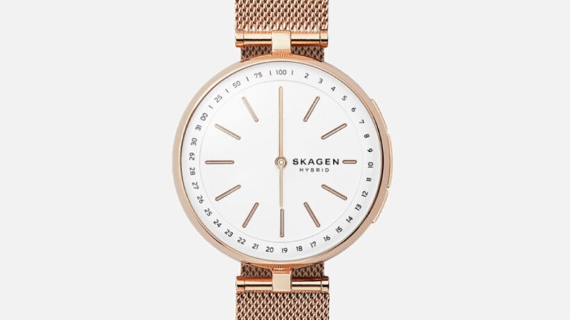 Skagen’s Signatur T-Bar is a dainty hybrid smartwatch for women
