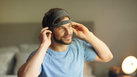 Philips' SmartSleep headband will play soft tones to help improve your sleep