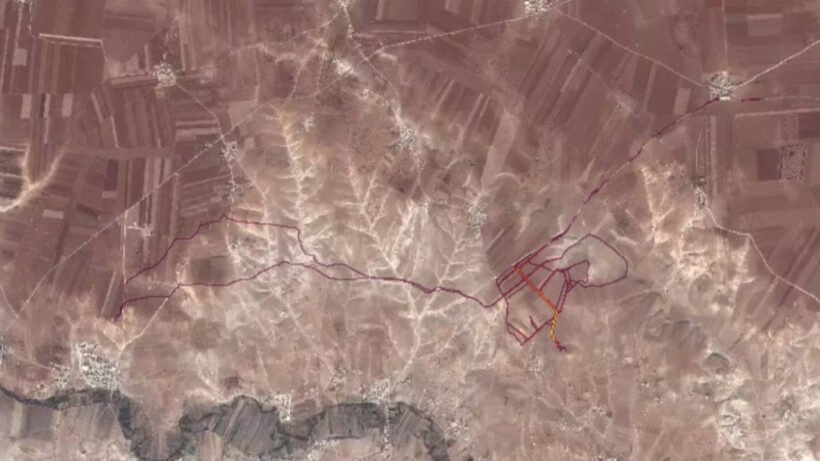 Strava Global Heat Maps reveals the location of remote military bases