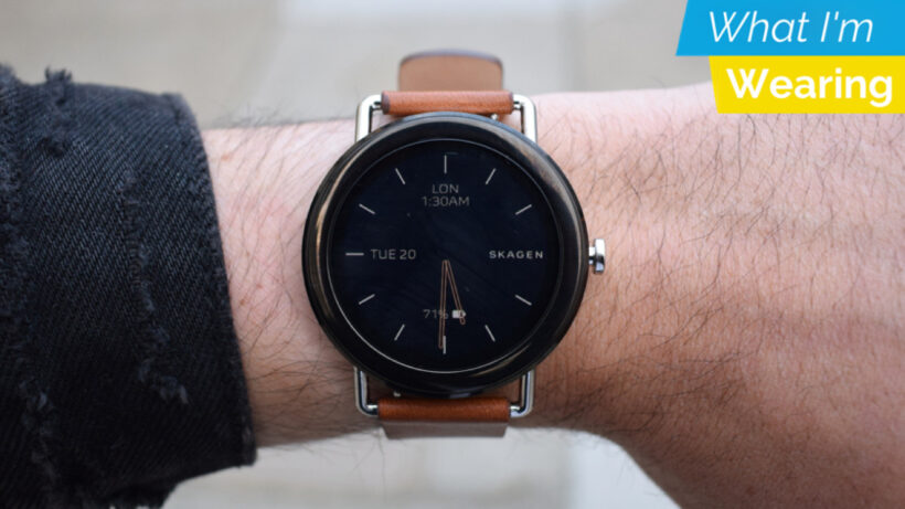 What I’m Wearing: Skagen Falster with analogue watch face