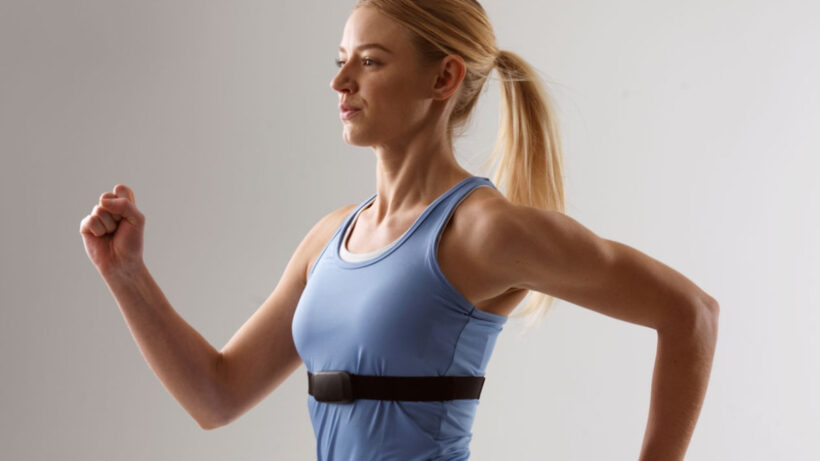 The Flow chest strap tracks breathing to improve your running performance