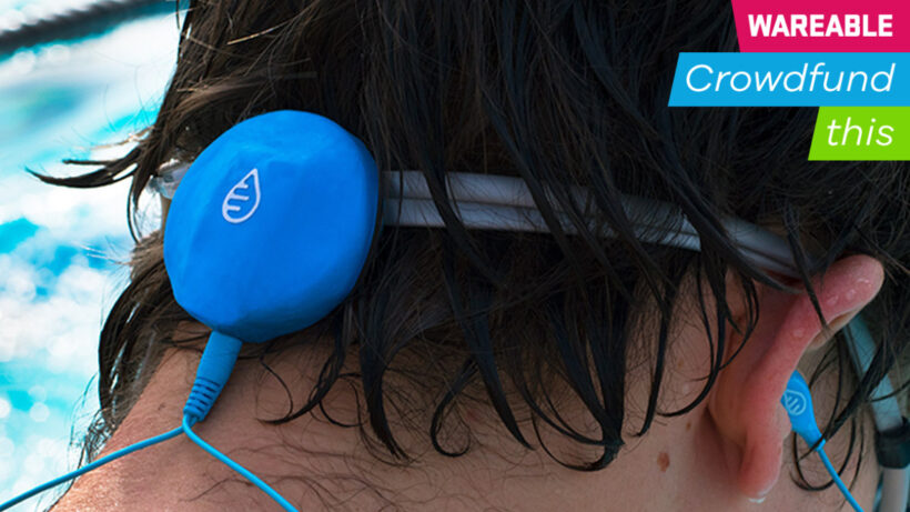 Waterfi’s Swimcast lets you wirelessly stream your music underwater