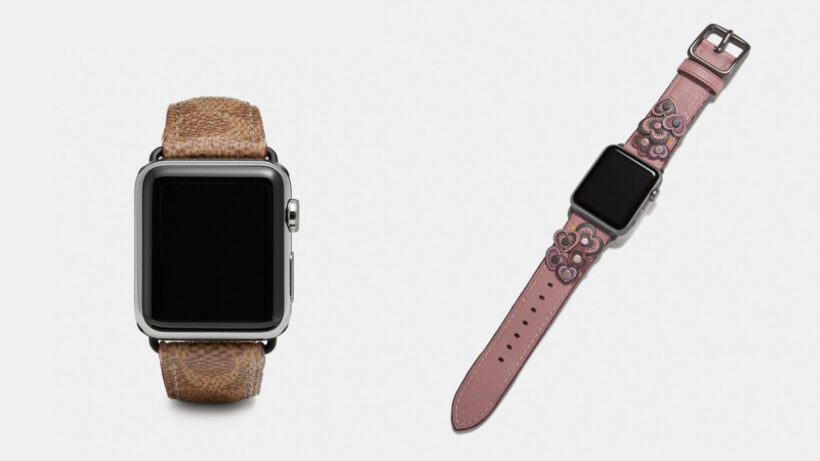 Coach is refreshing its Apple Watch band collection for the summer