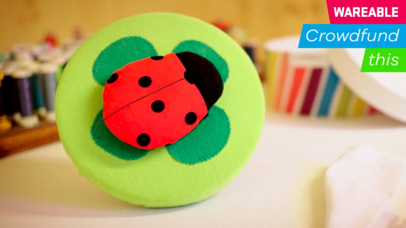 This wearable ladybird sticks to your child’s clothing and monitors vitals