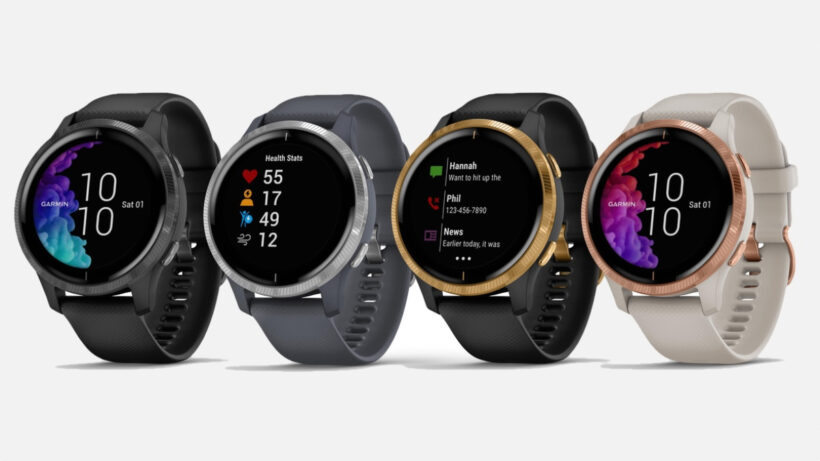 Garmin Venu full-AMOLED smartwatch offers five day battery