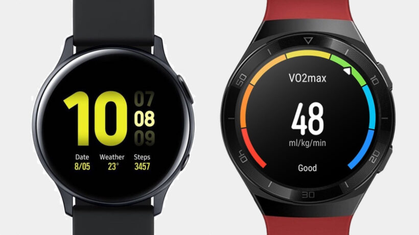 Huawei Watch GT 2e v Samsung Galaxy Watch Active 2