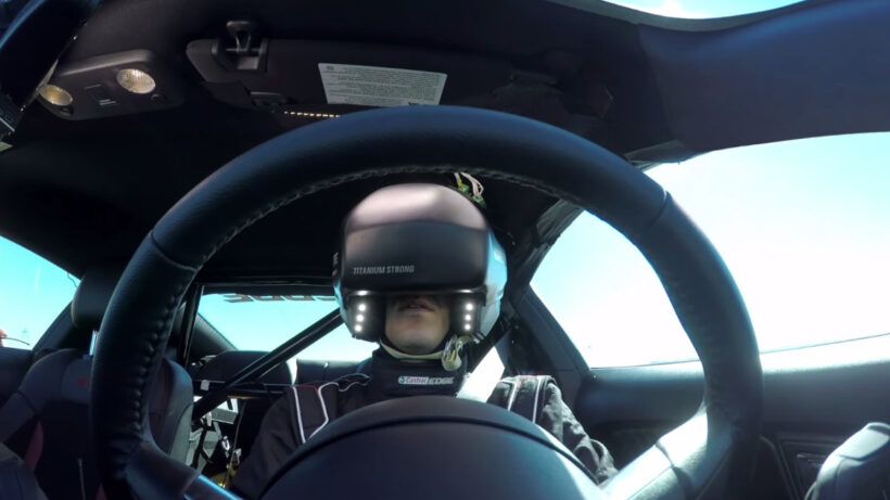 Watch US drift racer Matt Powers drive a real car in a VR world