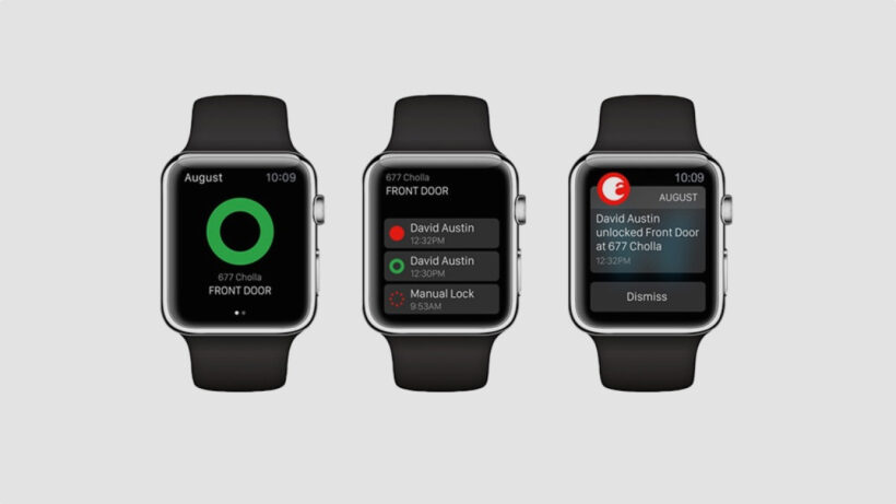 Updated Apple Watch app unlocks August smart lock controls