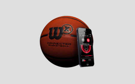 Wilson X smart basketball helps you shoot some b-ball outside of the school