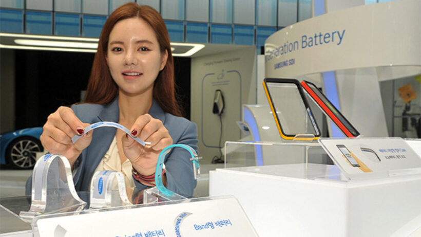 Samsung’s thin, bendy batteries are just what smart jewellery and clothing needs