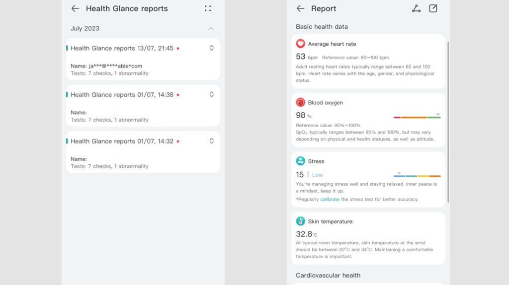 huawei watch 4 health trends