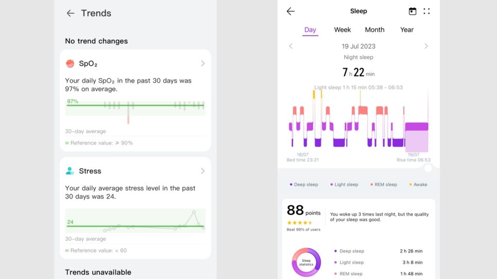 huawei watch 4 health data