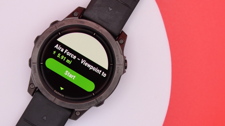 Follow Komoot Tour from Garmin