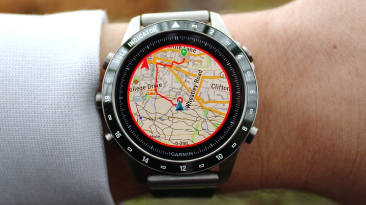 Garmin maps on wrist